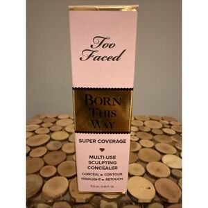 TOO FACED Born This Way Super Coverage Multi-Use Concealer‎ ( Light Beige ) NIB